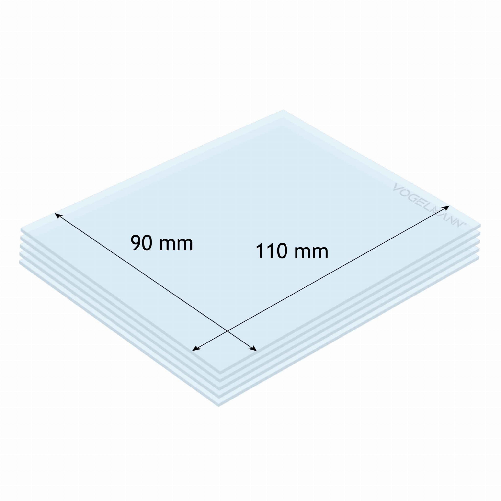 Lentille de protection 90x110mm Vogelmann (paquet de 5) - Le Comptoir du Soudeur