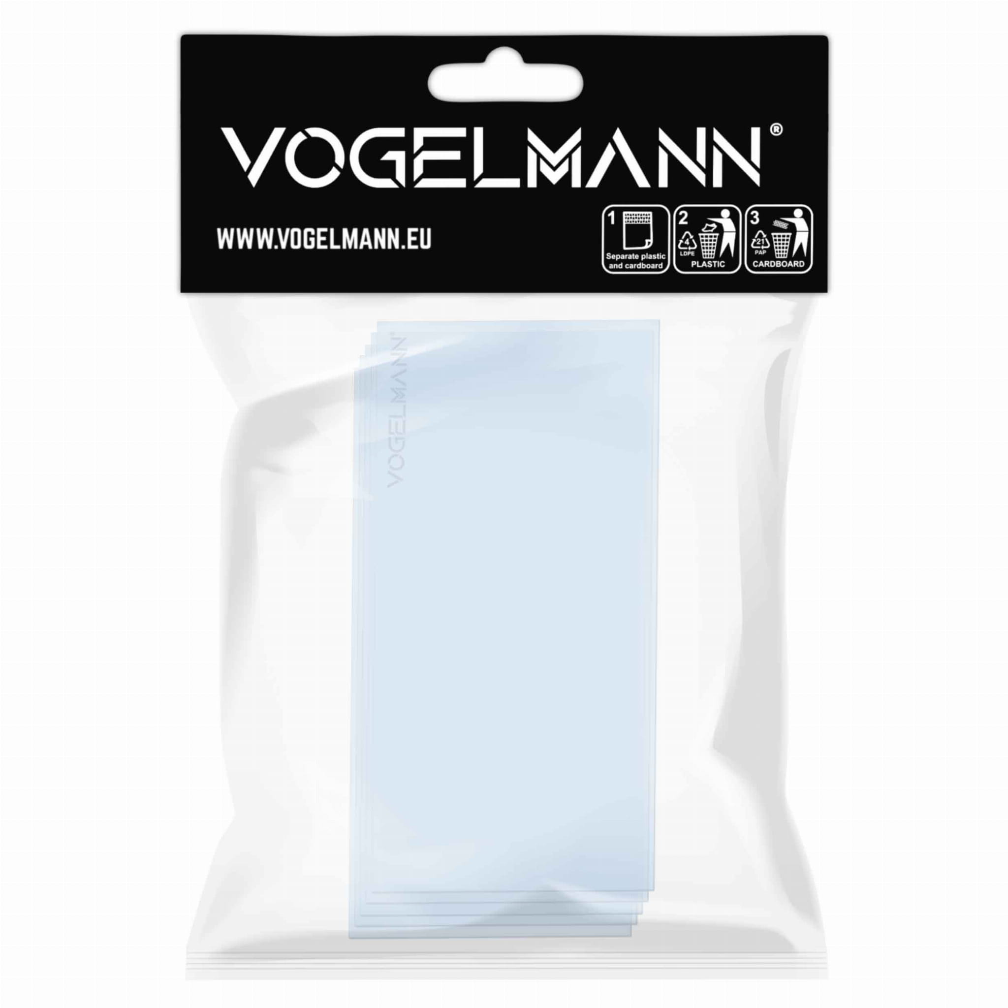 Lentille de protection intérieur de rechange (paquet de 5) Vogelmann Stark 48x96mm