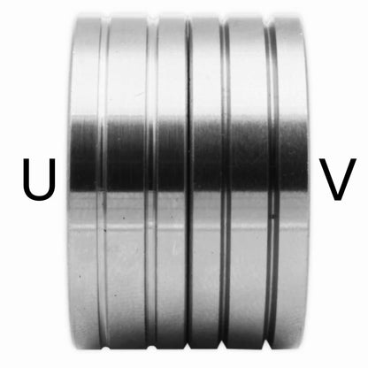 Rouleau d'alimentation 30x22x10mm 2RA 1,0/1,2 Aluminium Vogelmann - Le Comptoir du Soudeur