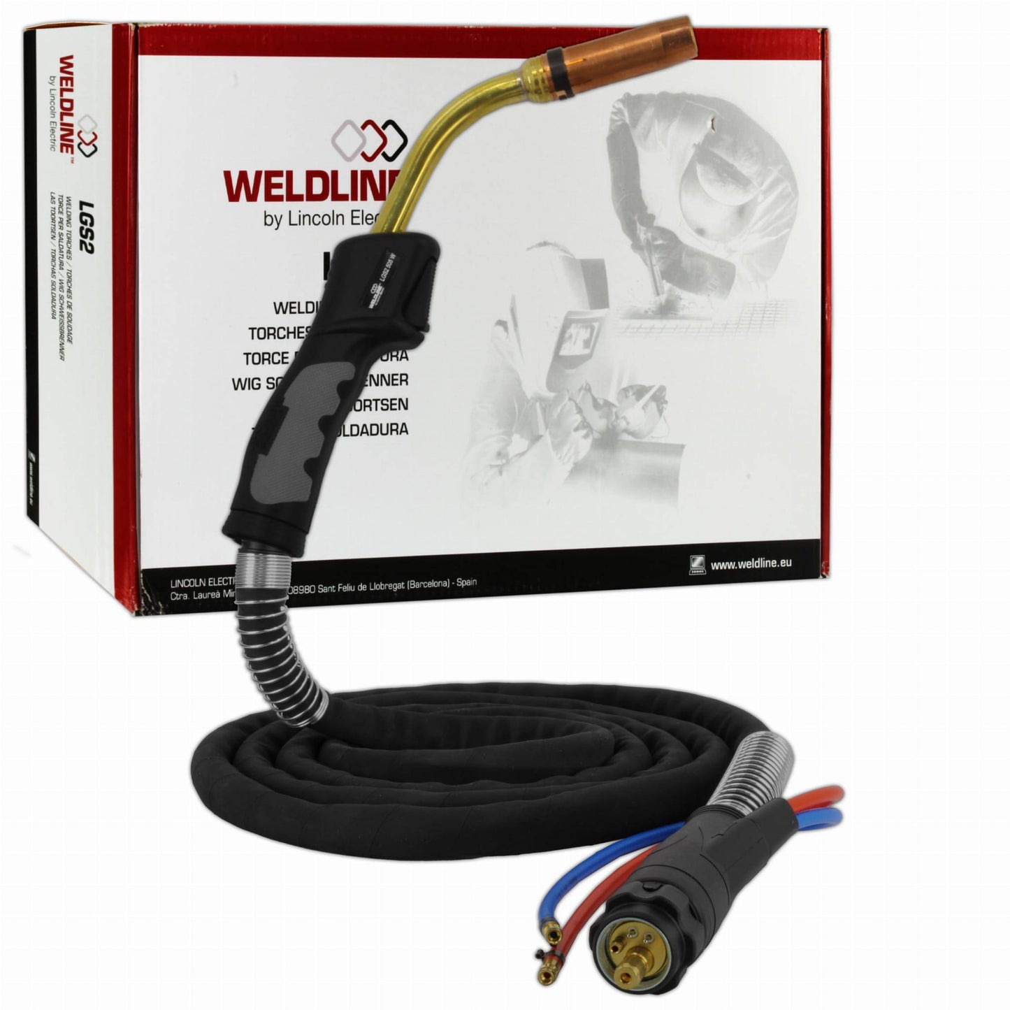 Torche de soudage Weldline LGS2 505W 3m Lincoln Electric - Le Comptoir du Soudeur