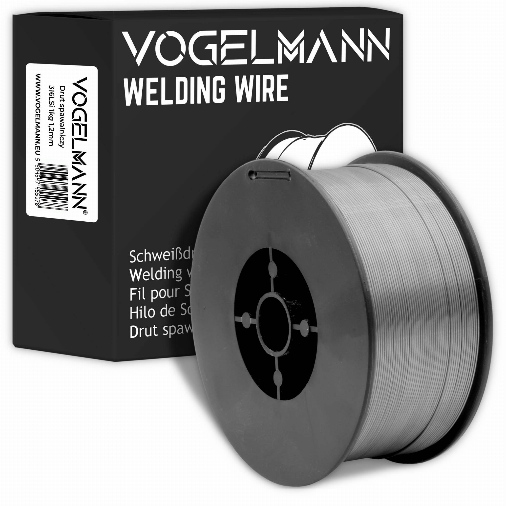 Vogelmann Fil à souder MIG 316LSi 1kg 1.2mm - Le Comptoir du Soudeur