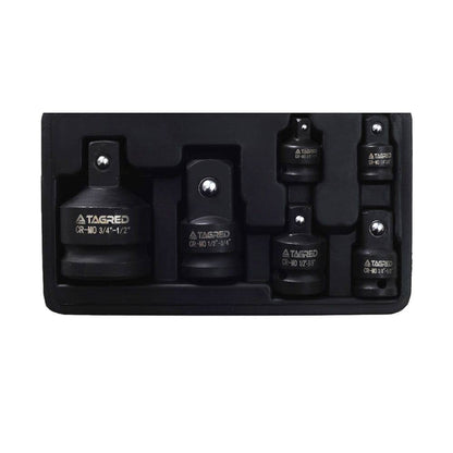 Adaptateur de réduction CR-MO 1/2" 1/4" 3/8" 3/4", jeu de 6 Tagred - Le Comptoir du Soudeur