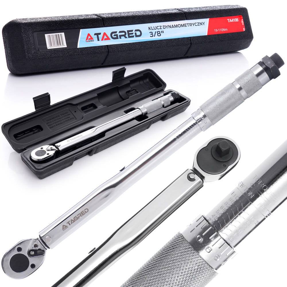 Clé dynamométrique 3/8" 19-110Nm avec blocage, pour roues - Le Comptoir du Soudeur