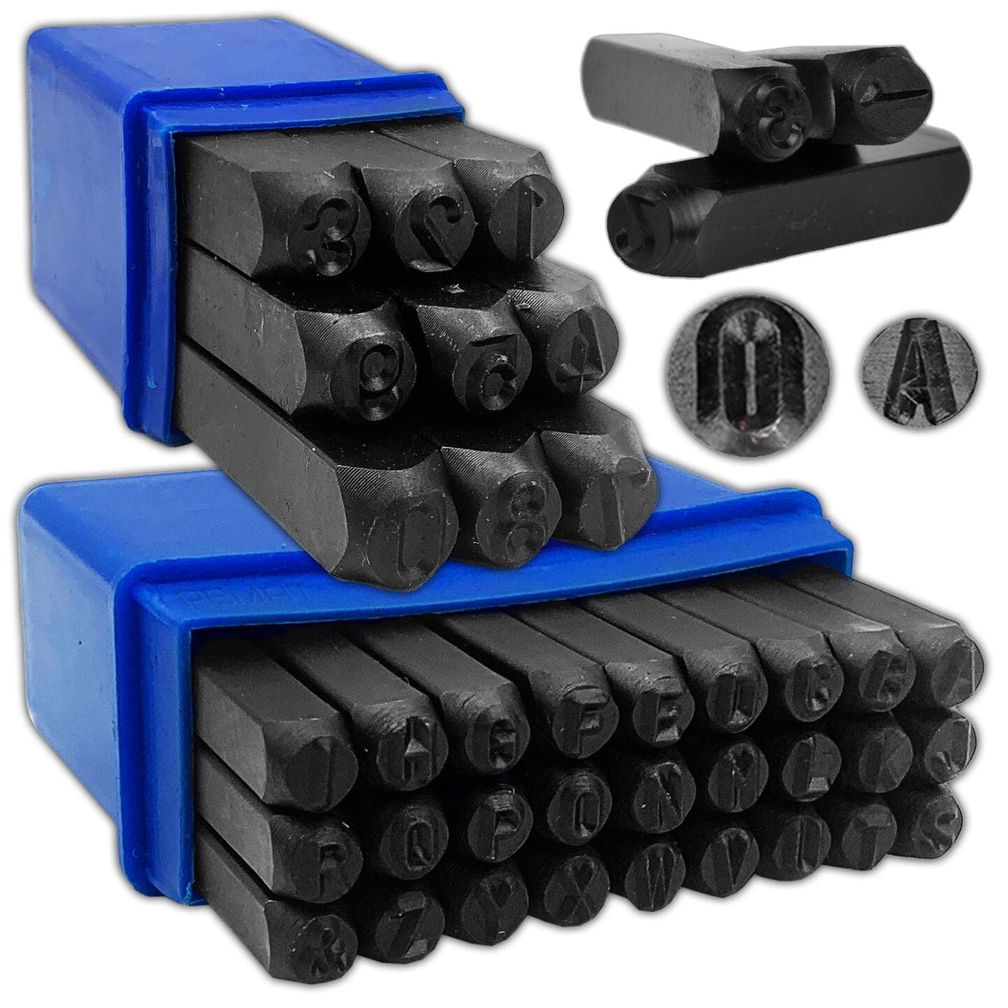 GEKO Jeu de numérateurs lettres + chiffres (36 pcs.) - Le Comptoir du Soudeur