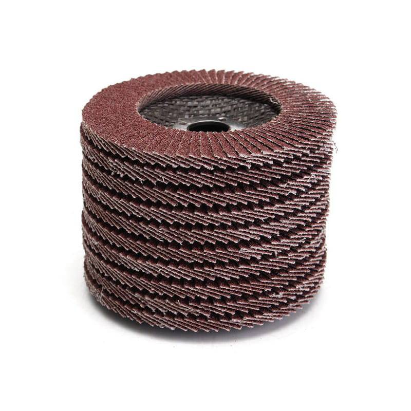 Lot de 10 Disques Abrasifs à Lamelles ∅ 125mm grain 80 - Le Comptoir du Soudeur