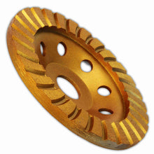 Meule boisseau diamantée Tagred TURBO pour le meulage du béton 125mm - Le Comptoir du Soudeur