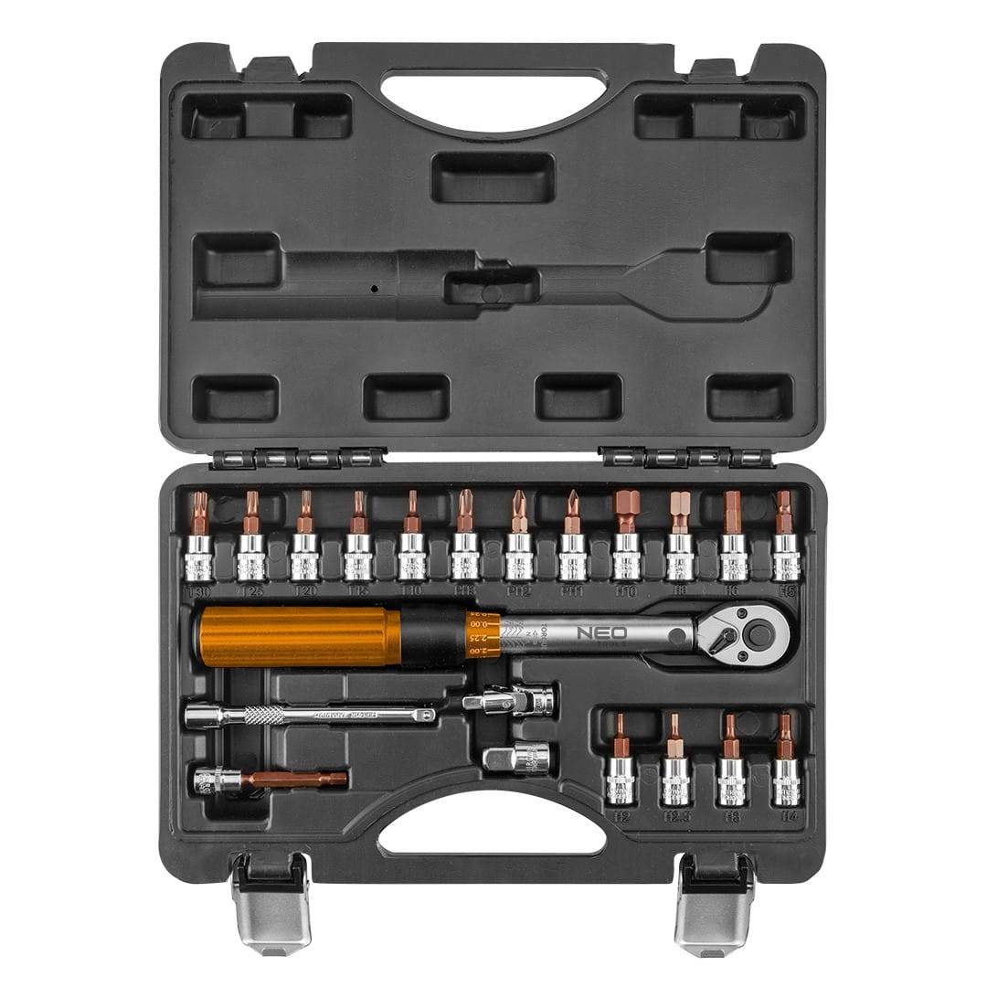 Neo Tools Clé Dynamométrique Réversible 1/4 5-25Nm - Le Comptoir du Soudeur