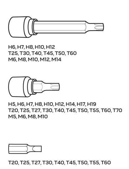 NEO TOOLS Jeu d'embouts Torx 49 pièces - Le Comptoir du Soudeur