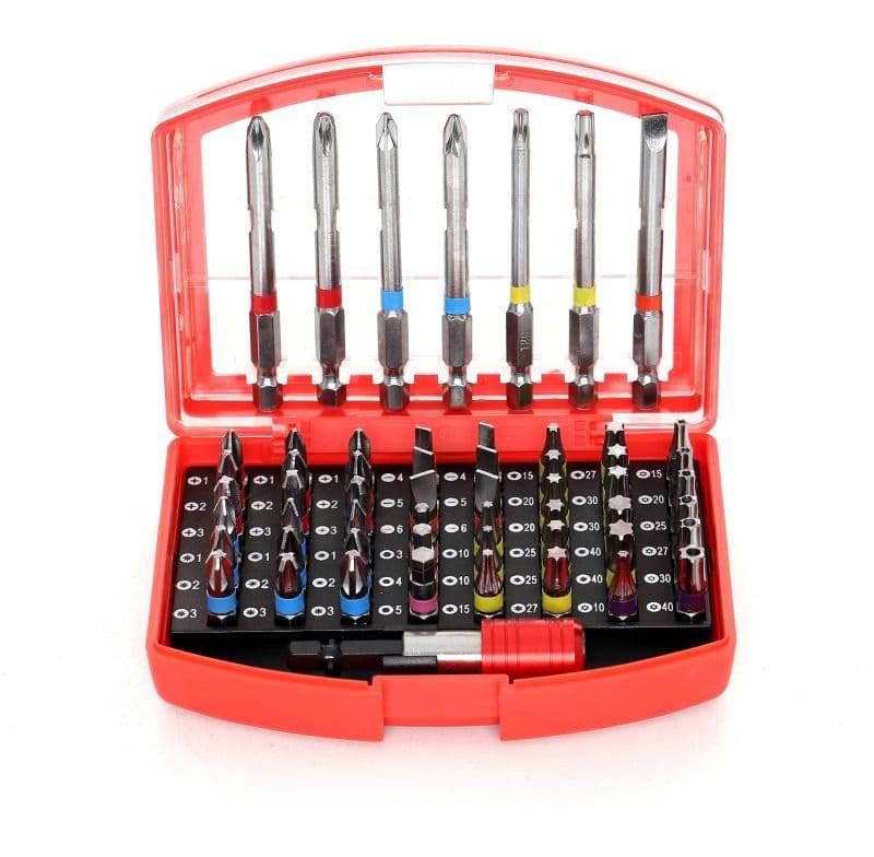 Tagred 56 pièces. Jeu d'embouts TORX, 1/4" ALLEY - 25mm, 75mm - Le Comptoir du Soudeur