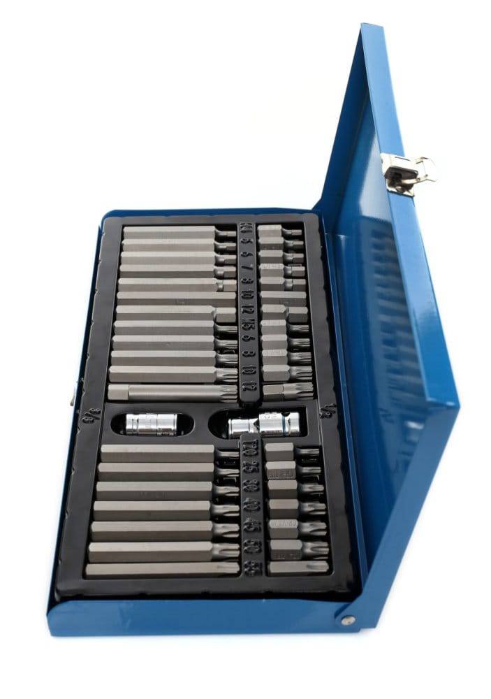 Tagred Bits, Torx, Spline, clé Allen, jeu de 40 pièces. - Le Comptoir du Soudeur