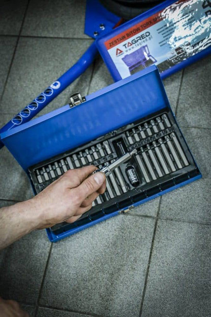 Tagred Bits, Torx, Spline, clé Allen, jeu de 40 pièces. - Le Comptoir du Soudeur