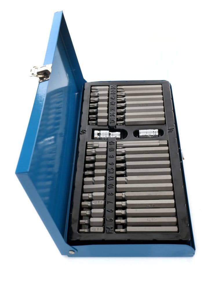 Tagred Bits, Torx, Spline, clé Allen, jeu de 40 pièces. - Le Comptoir du Soudeur