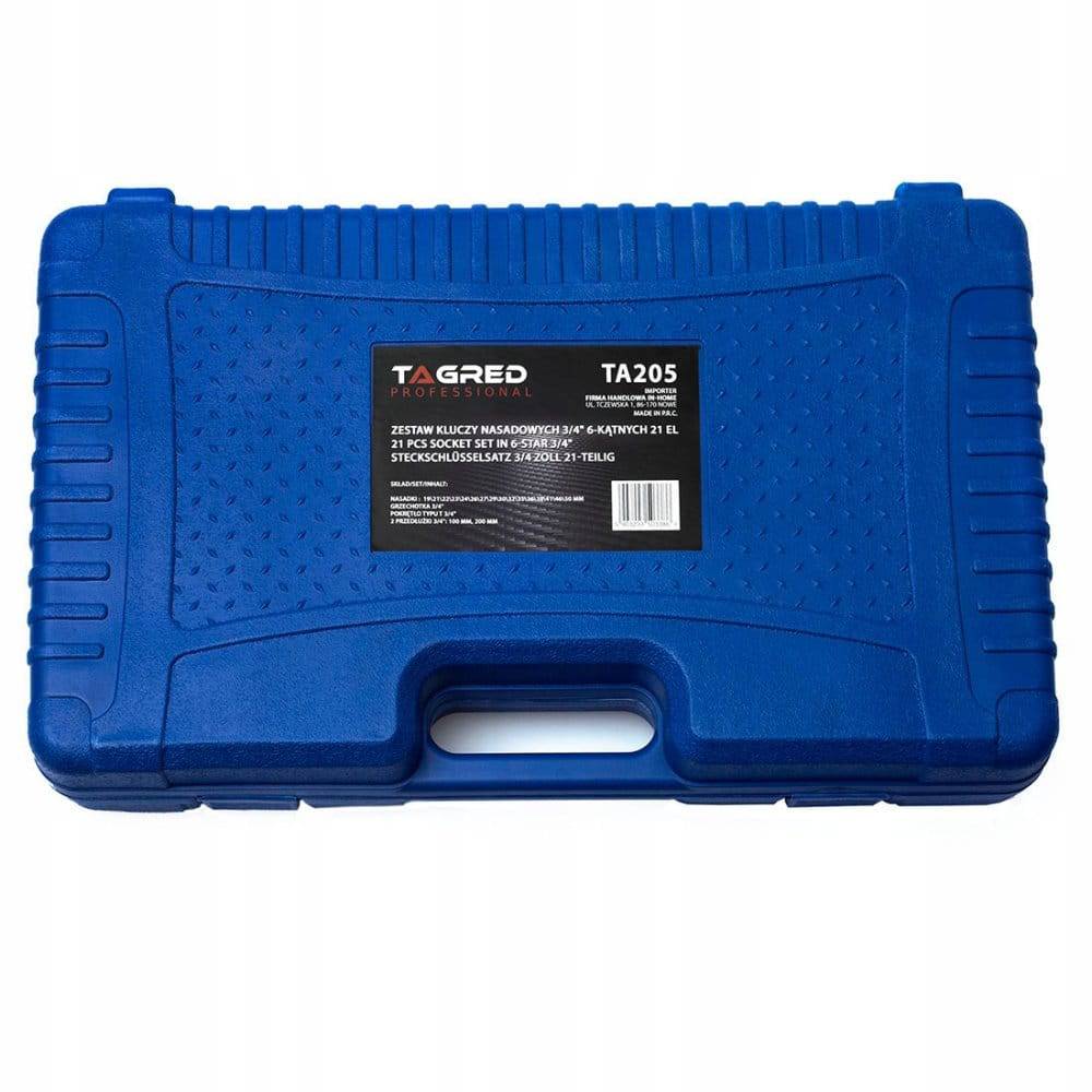 Tagred Clé à douille 6 pans 3/4" forgée CRV 21 pièces pour TIR - Le Comptoir du Soudeur