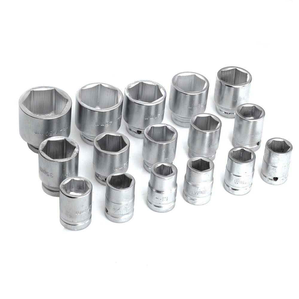 Tagred Clé à douille 6 pans 3/4" forgée CRV 21 pièces pour TIR - Le Comptoir du Soudeur