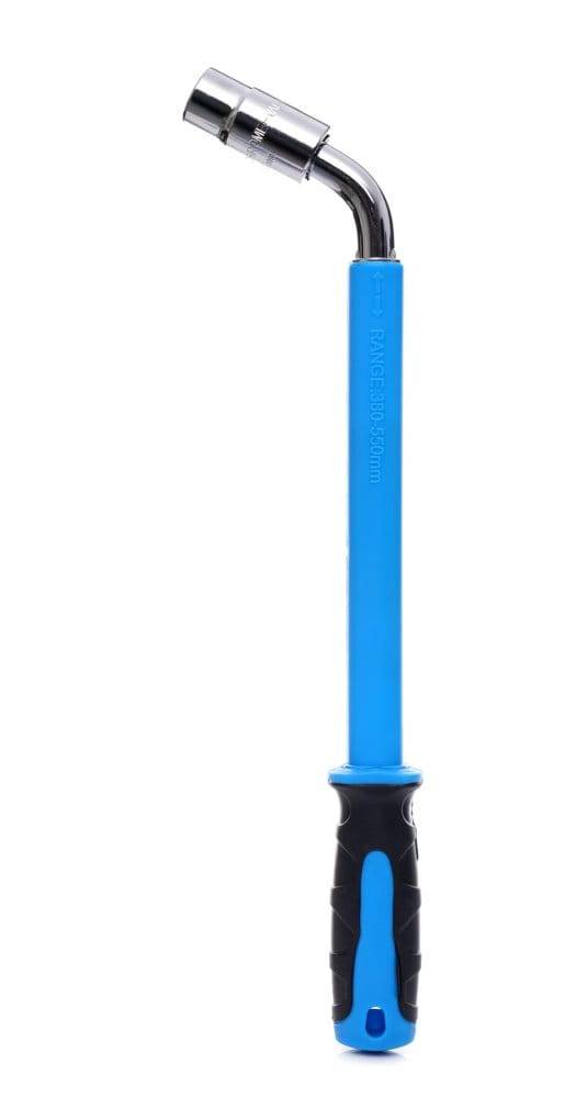 Tagred Clé à molette télescopique 17-19/ 21-23 mm type L, 2 douilles, poignée caoutchouc - Le Comptoir du Soudeur