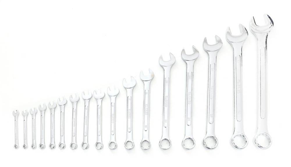 Tagred Clé mixte 17 pièces 6-32 mm, CrV - Le Comptoir du Soudeur