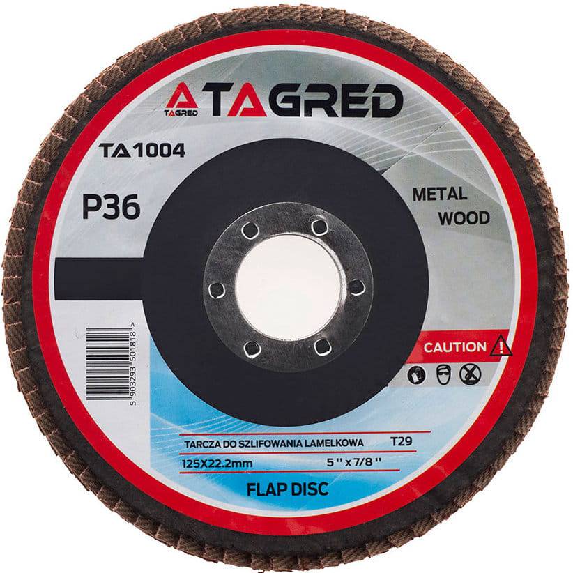 TAGRED Disque à lamelles épaisseur 125mm 36 - Le Comptoir du Soudeur