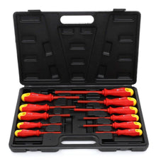 Tournevis magnétiques isolés et trempés pour électriciens, jeu de 12 pièces - Le Comptoir du Soudeur