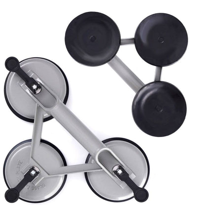 Ventouse triple verre en aluminium, support pour verre, carreaux et carreaux de céramique - Le Comptoir du Soudeur