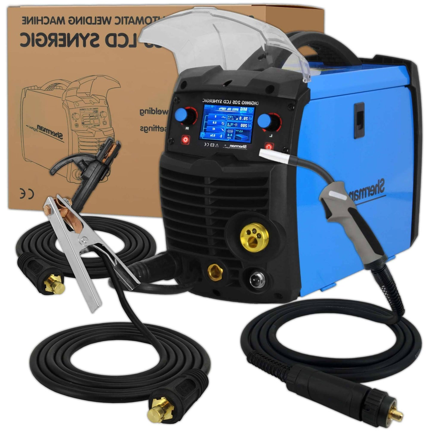 SHERMAN DIGIMIG 205 LCD SYNERGIC - Le Comptoir du Soudeur