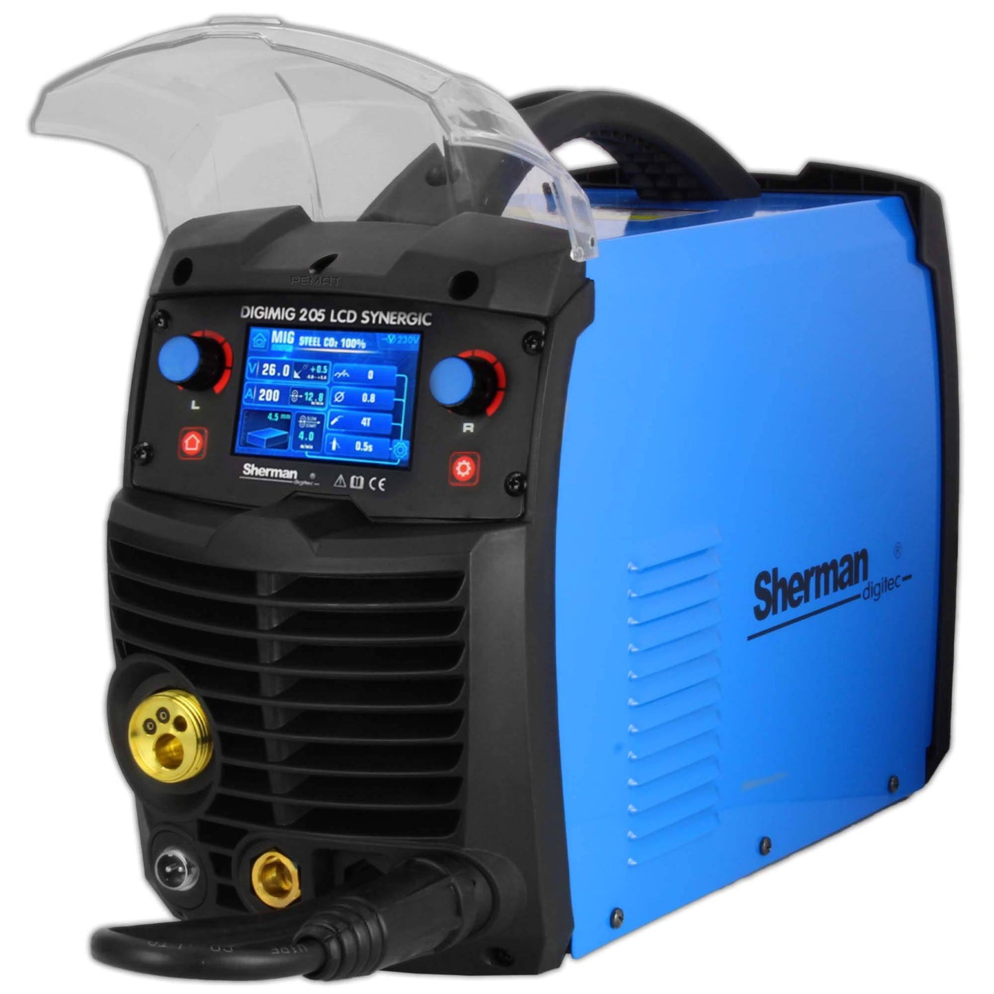 SHERMAN DIGIMIG 205 LCD SYNERGIC - Le Comptoir du Soudeur