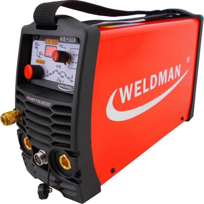 Weldman POWER TIG 200 DC HF/LIFT PULS Onduleur Poste à souder - Le Comptoir du Soudeur