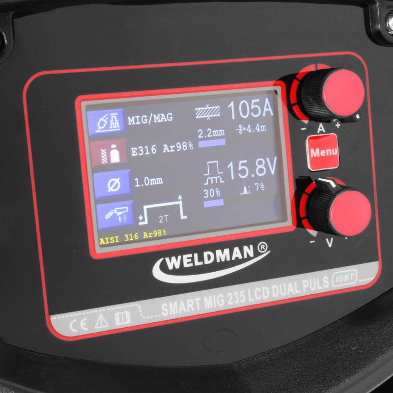 Weldman Smart 235 MIG Dual Puls - Le Comptoir du Soudeur