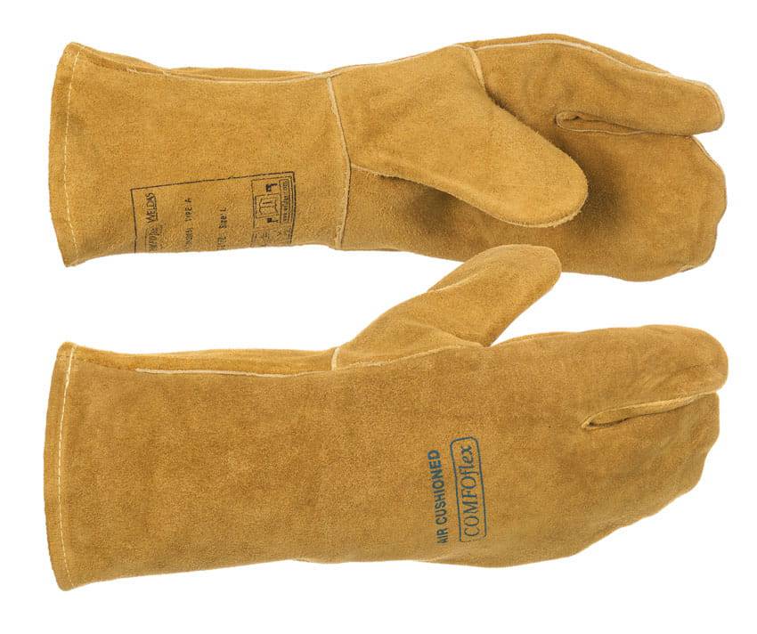 Weldas COMFOflex® Gants de soudage L ONE FINGER BUCKTAN WIDE BODY - Le Comptoir du Soudeur