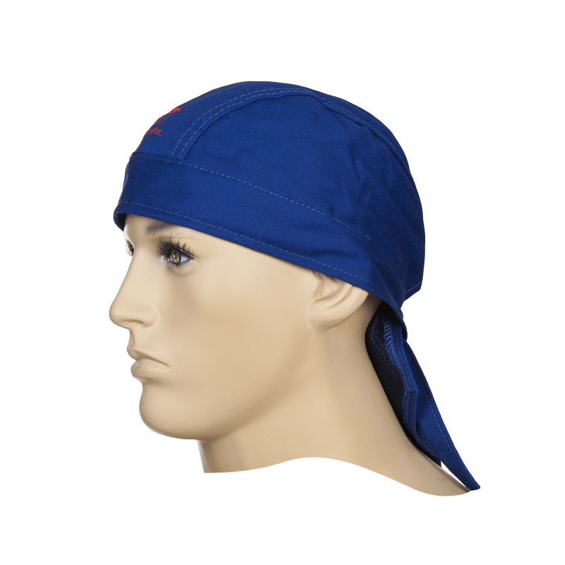 Weldas Doo-Rag bleu, ignifugé - Le Comptoir du Soudeur
