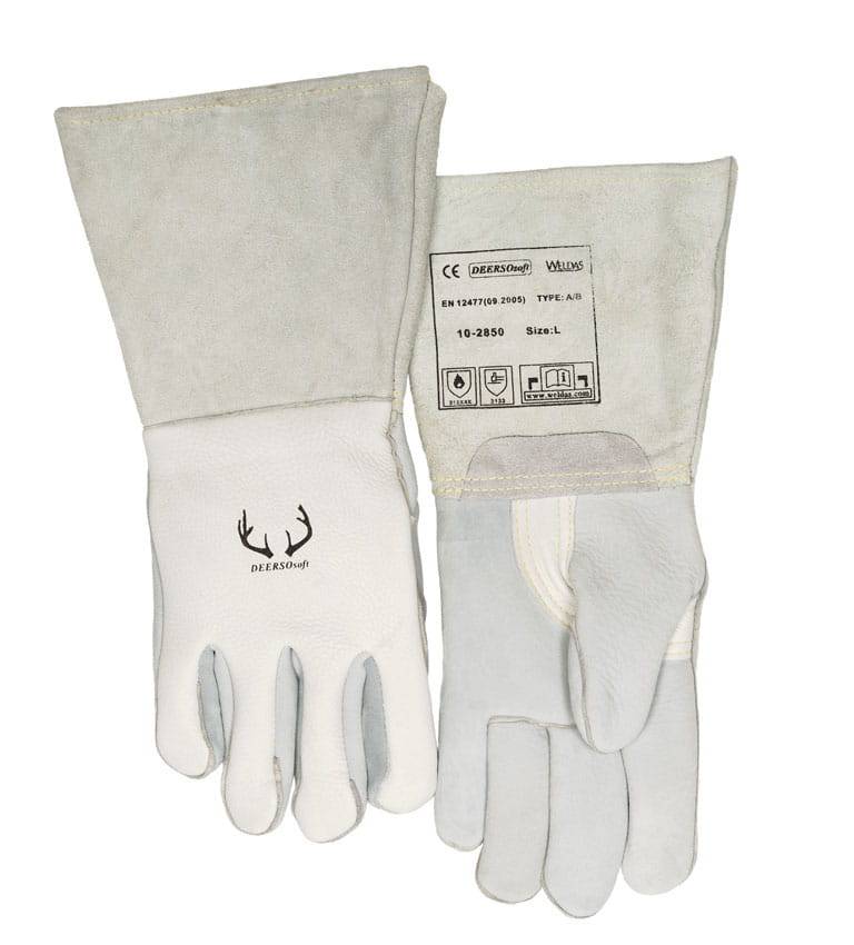 Weldas DEERSOsoft® Gants de soudage en cuir de cerf - Le Comptoir du Soudeur