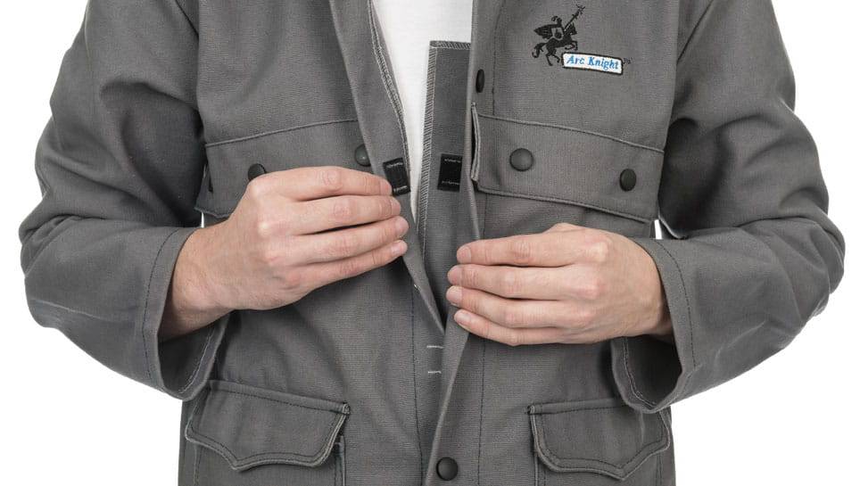 Weldas Arc Knight® Veste de soudage ignifuge - Le Comptoir du Soudeur