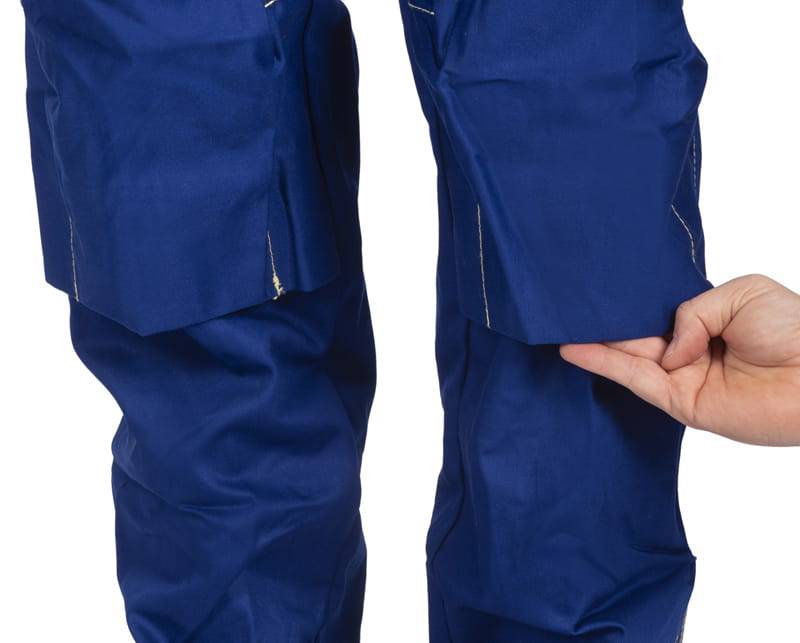 Weldas Fire Fox™ Combinaison de soudage Bleu - Le Comptoir du Soudeur
