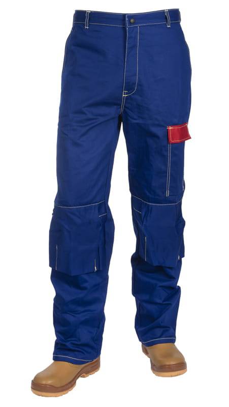 Weldas Fire Fox ™ Pantalon de soudage bleu - Le Comptoir du Soudeur