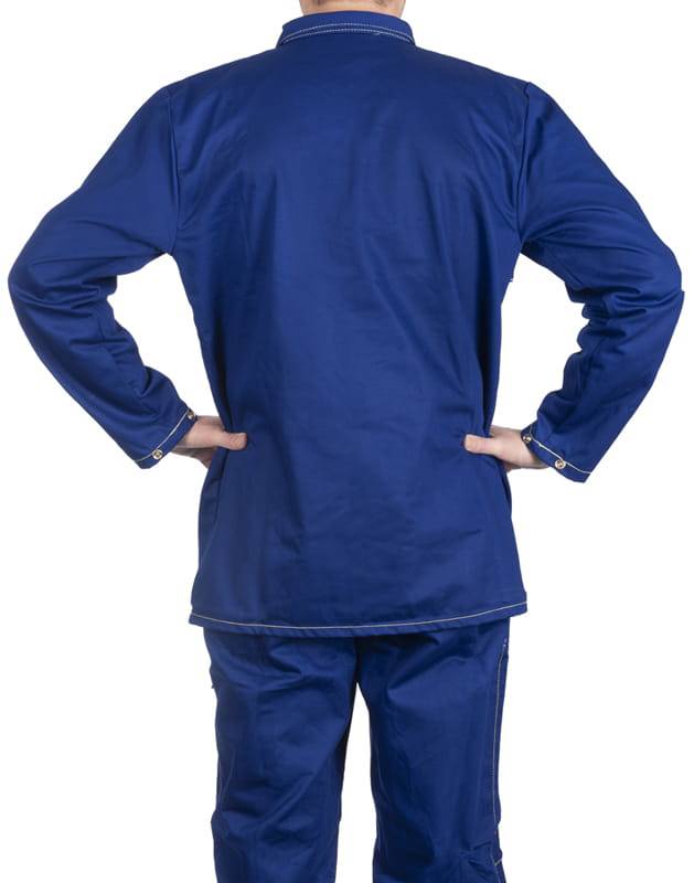 Weldas Fire Fox ™ Veste de soudage Weldas Fire Fox ™ bleu - Le Comptoir du Soudeur