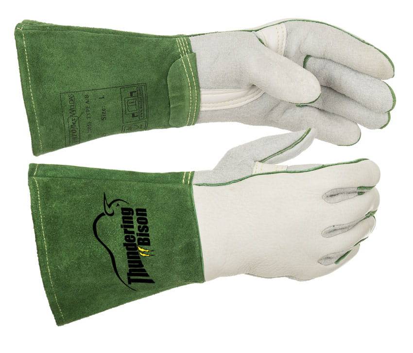 Weldas ThunderingBison ™ Gants de soudage en cuir de bison - Le Comptoir du Soudeur