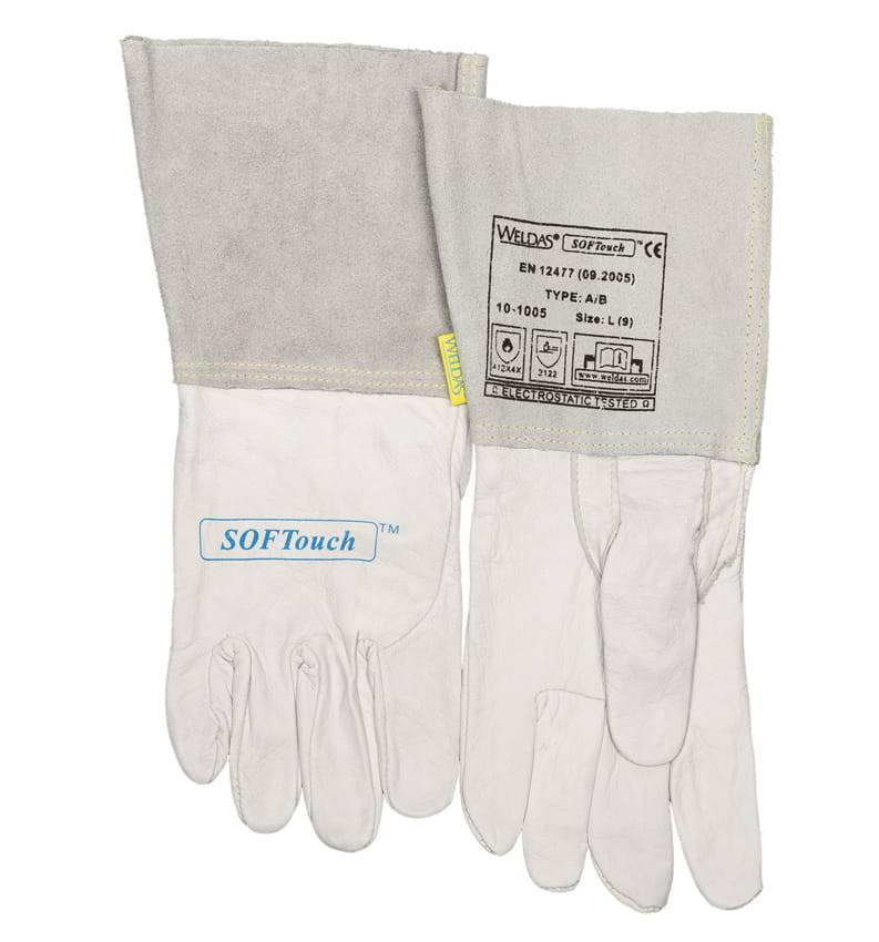 Weldas SOFTouch ™ Gants de soudage TIG cuir de veau - Le Comptoir du Soudeur