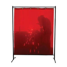 Ecran de soudage avec un rideau suspendu - Le Comptoir du Soudeur