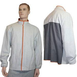 Veste de soudage cuir, dos ignifugé - Le Comptoir du Soudeur