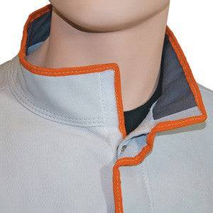 Veste de soudage cuir, dos ignifugé - Le Comptoir du Soudeur